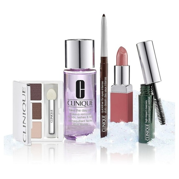 CLINIQUE Full Face Forward Nude Mood Makeup 5 Piece Set - Picture 2 of 11